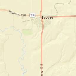 Scobey Street Map