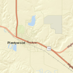 Plentywood Street Map