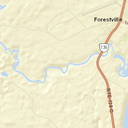 Forestville Street Map