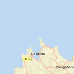 Plougasnou Street Map