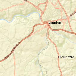 Lannion Street Map
