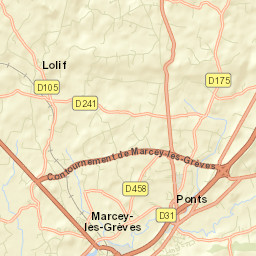 Marcey-les-Grèves Street Map