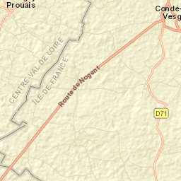 Condé-sur-Vesgre Street Map