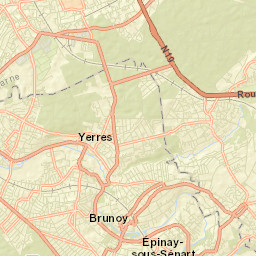 Villecresnes Street Map