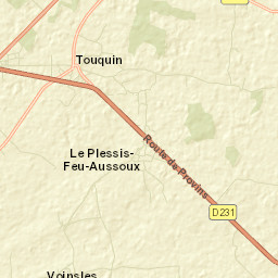 Touquin Street Map