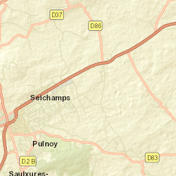 Pulnoy Street Map