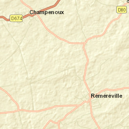 Champenoux Street Map