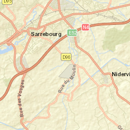 Niderviller Street Map