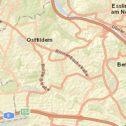 Ostfildern Street Map