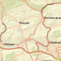 Uhingen Street Map