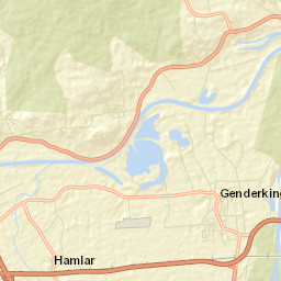 Genderkingen Street Map