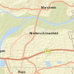 Niederschönenfeld Street Map