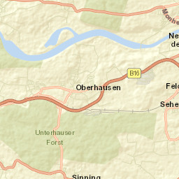 Oberhausen Street Map