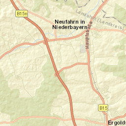 Ergoldsbach Street Map