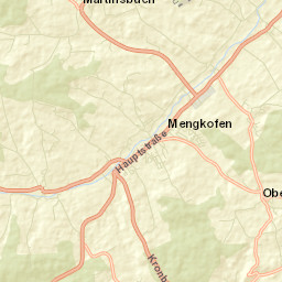 Mengkofen Street Map