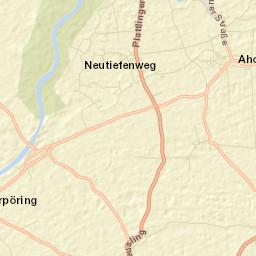 Aholming Street Map