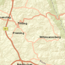 Tittling Street Map