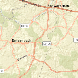 Schwarzenau Street Map