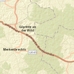 Göpfritz an der Wild Street Map