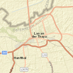 Laa an der Thaya Street Map