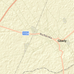 Gbely Street Map