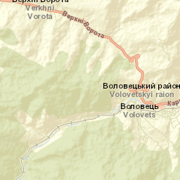 Volovets Street Map