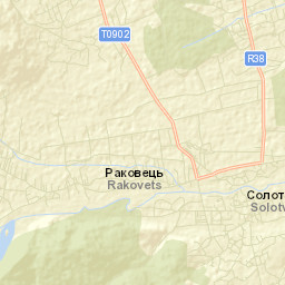 Bohorodchans’kyy Rayon Street Map