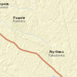 Horodenkivs’kyy Rayon Street Map