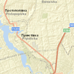 Pryyutivka Street Map