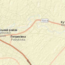 Petrykivka Street Map