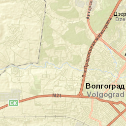 Voroshilovskiy District Volgograd Street Map