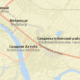 Srednyaya Akhtuba Street Map