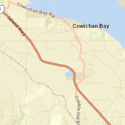 Cowichan Bay Street Map