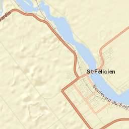 Saint-Félicien Street Map