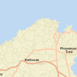 Kerlouan Street Map