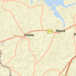 Plougoulm Street Map