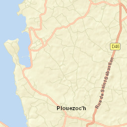 Plouezoc'h Street Map