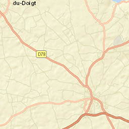 Lanmeur Street Map