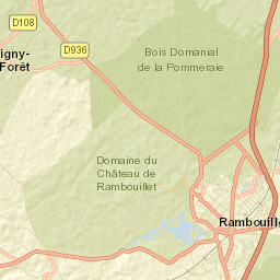 Rambouillet Street Map
