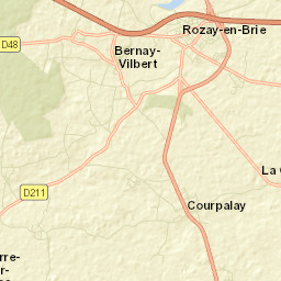 Courpalay Street Map