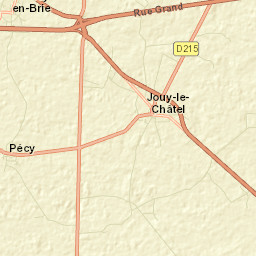 Jouy-le-Châtel Street Map