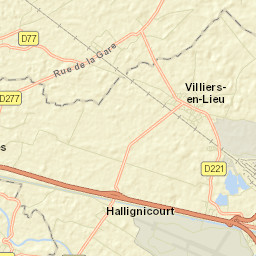 Villiers-en-Lieu Street Map