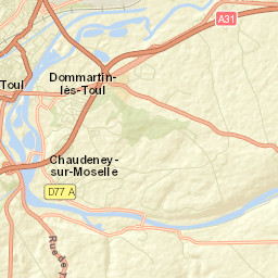 Dommartin-lès-Toul Street Map