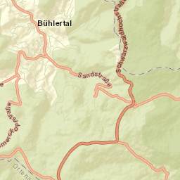 Bühlertal Street Map