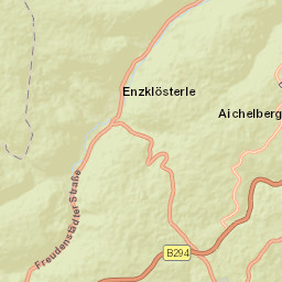 Enzklösterle Street Map