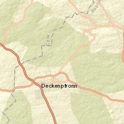Deckenpfronn Street Map