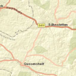 Böhmenkirch Street Map