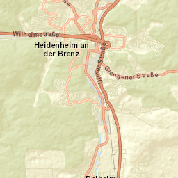 Heidenheim an der Brenz Street Map