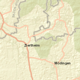 Ziertheim Street Map