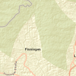 Finningen Street Map